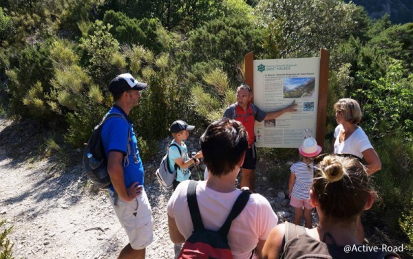 Randonnée dans le parc de Saint-Maurin du Verdon
