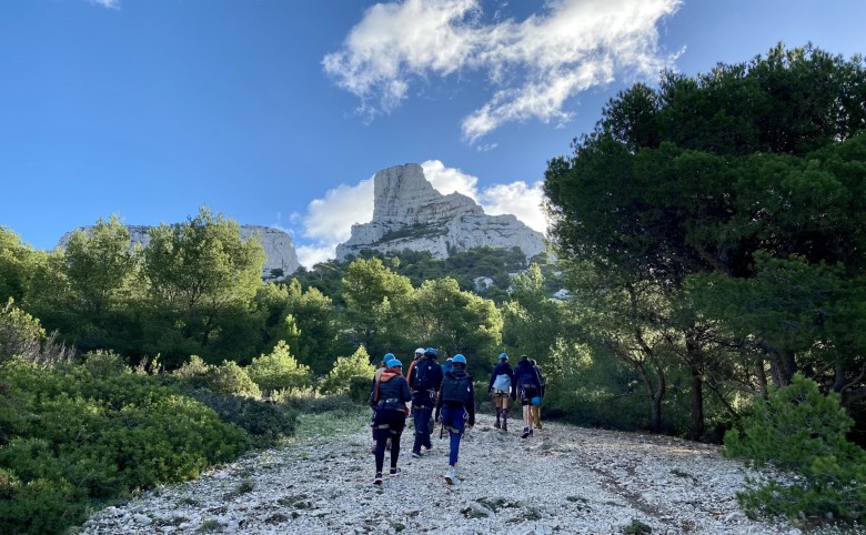 calanques des Goudes escalade, aventure et descente en rappel