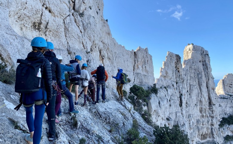 Parcours aventure de la demi lune près du village des Goudes